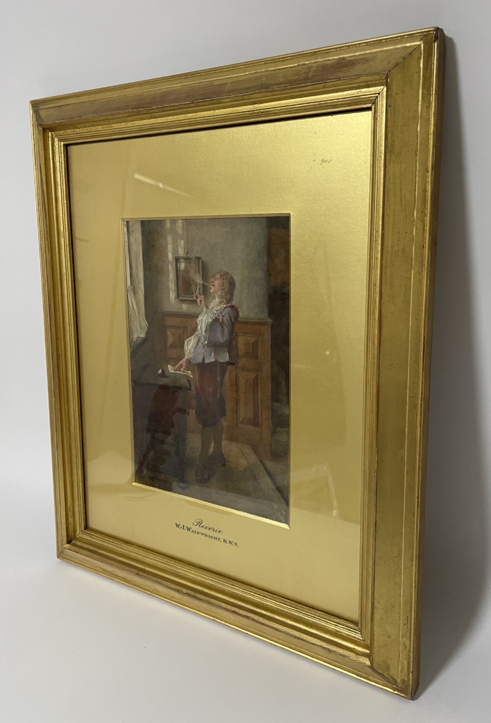 'Reverie' Watercolour by W.J.Wainwright View V