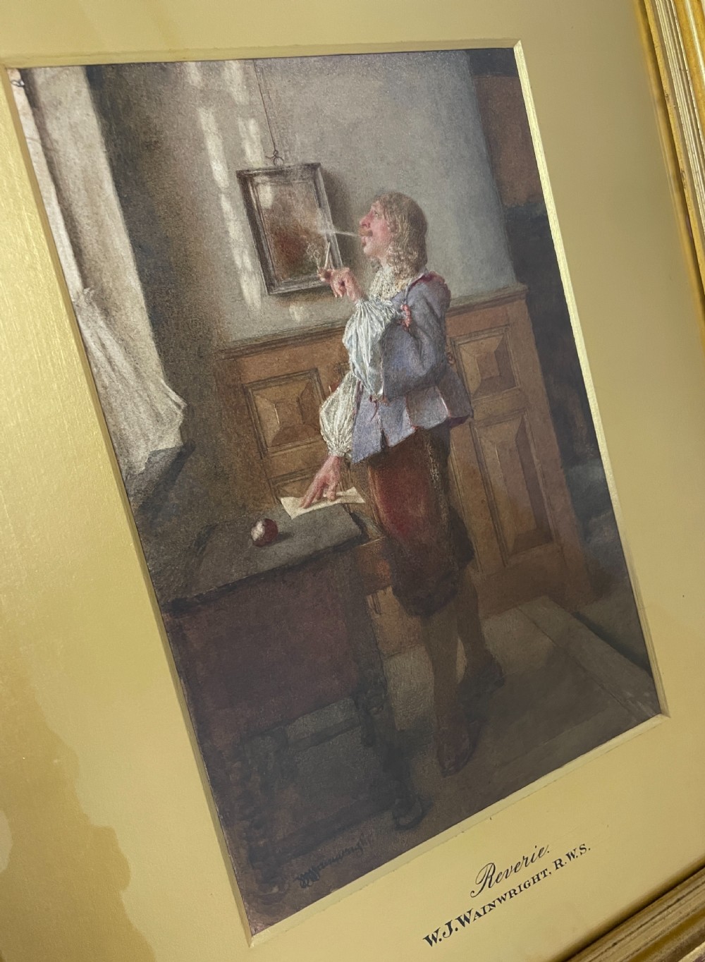 'Reverie' Watercolour by W.J.Wainwright View X