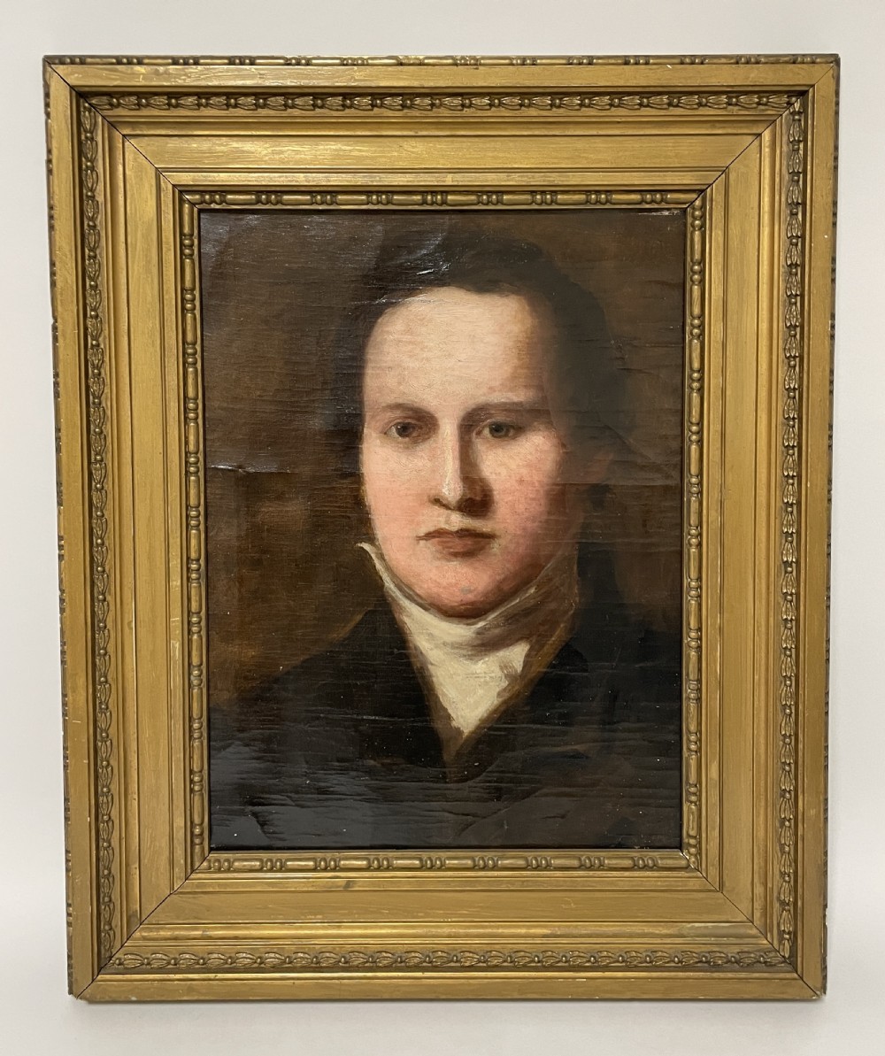 Oil on Canvas Portrait of a Gentleman
