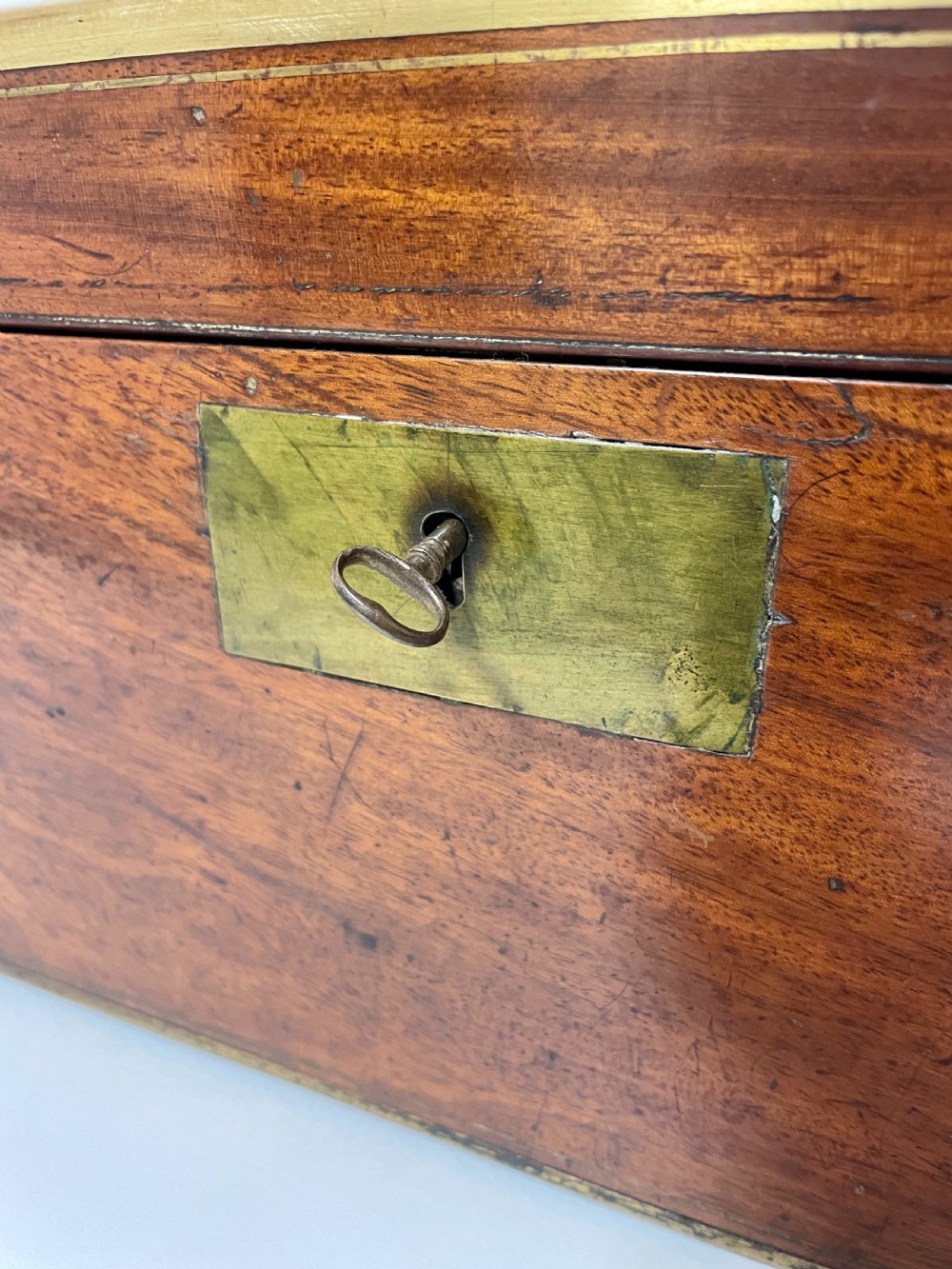 Victorian Mahogany Writing Slope with Secret Drawers View V