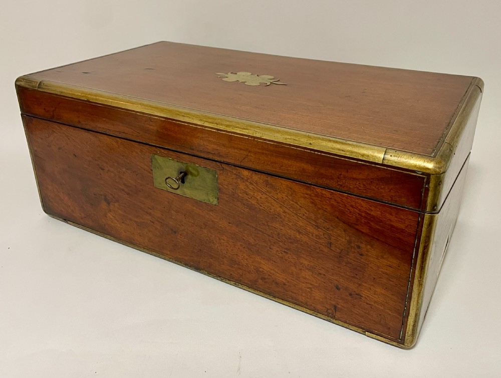 Victorian Mahogany Writing Slope with Secret Drawers View VI