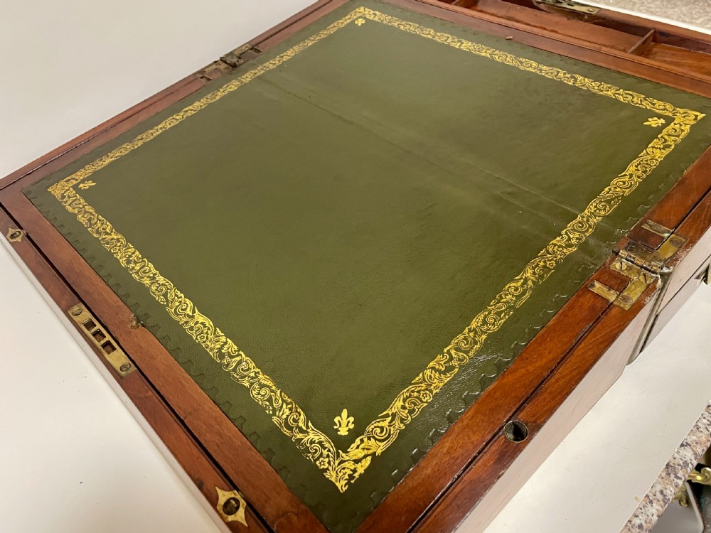 Victorian Mahogany Writing Slope with Secret Drawers View VII