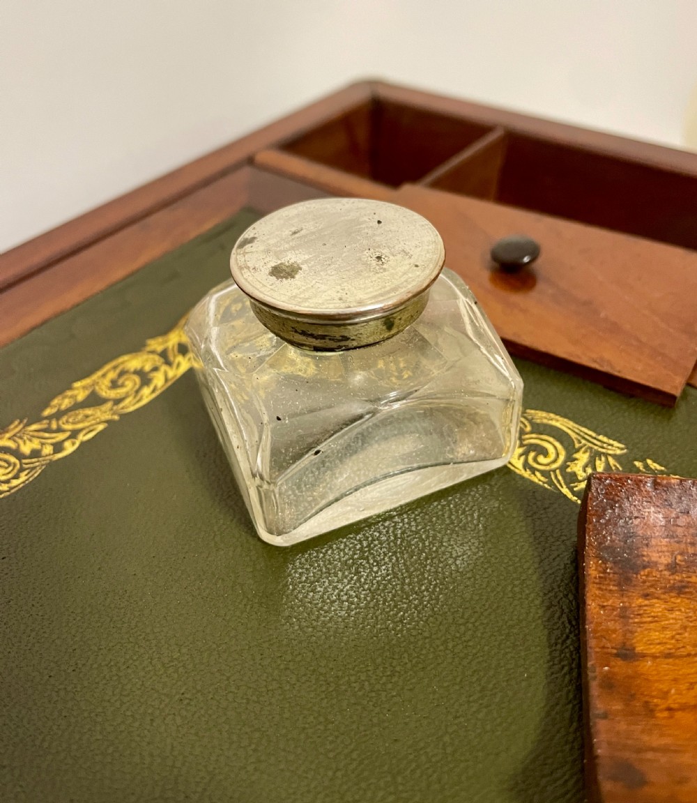 Victorian Mahogany Writing Slope with Secret Drawers View VIII