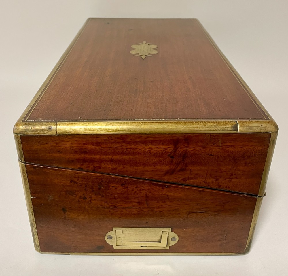 Victorian Mahogany Writing Slope with Secret Drawers View XIII