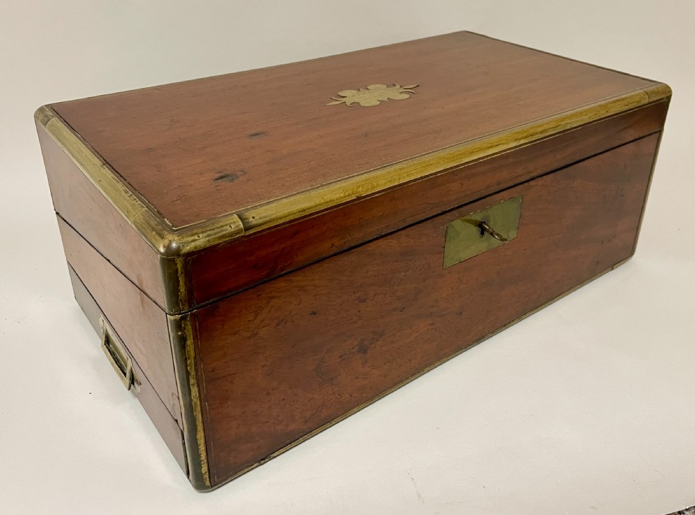 Victorian Mahogany Writing Slope with Secret Drawers View XVIII