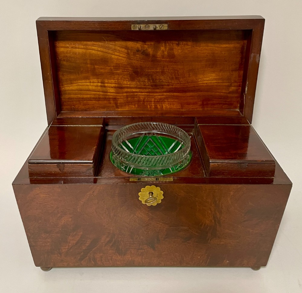 Regency Mahogany Tea Caddy View III