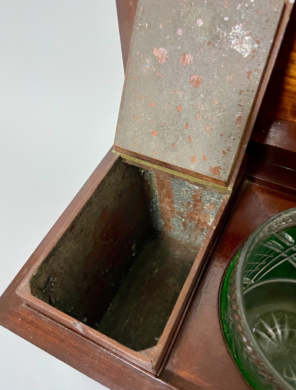 Regency Mahogany Tea Caddy View VII