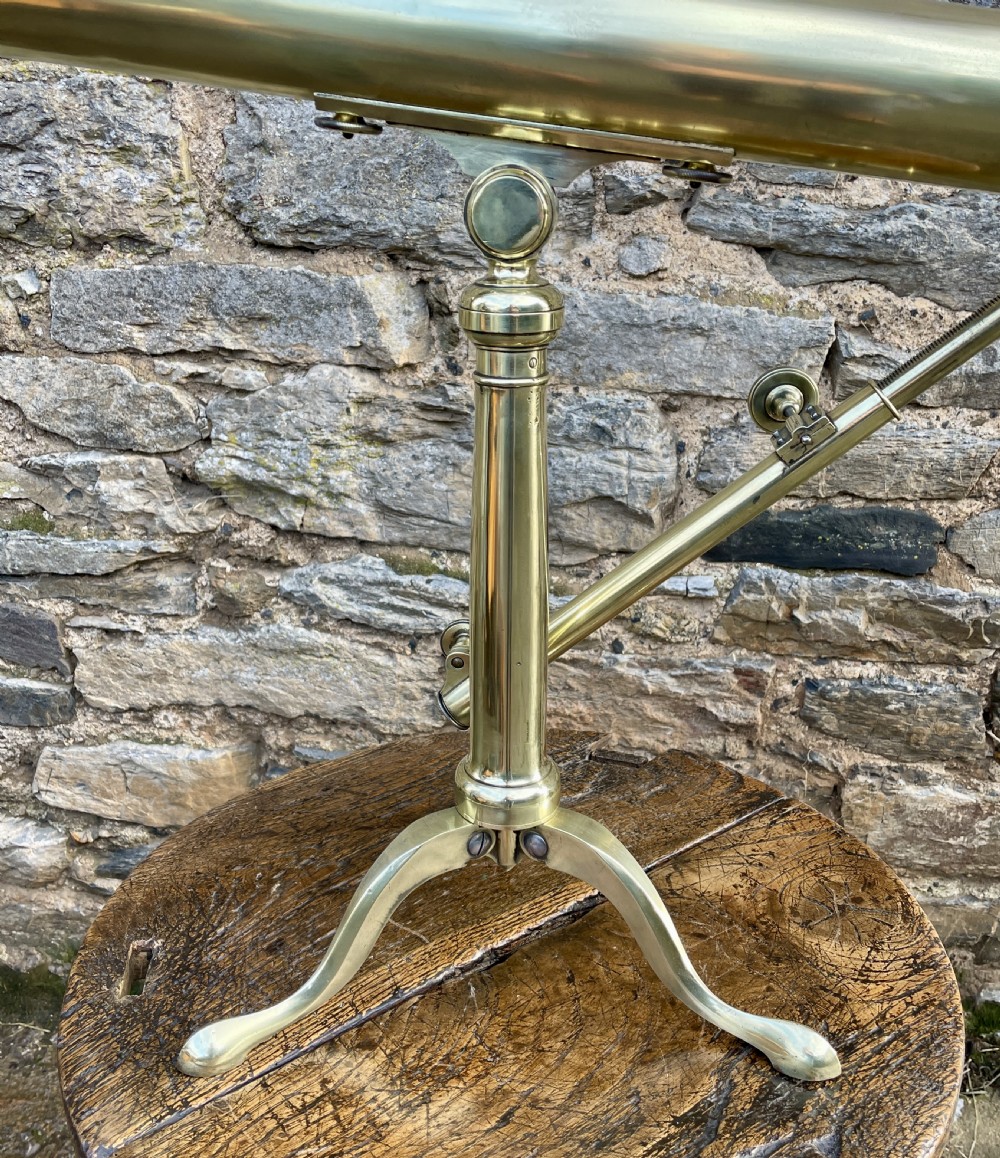 Victorian Brass Library Telescope View II