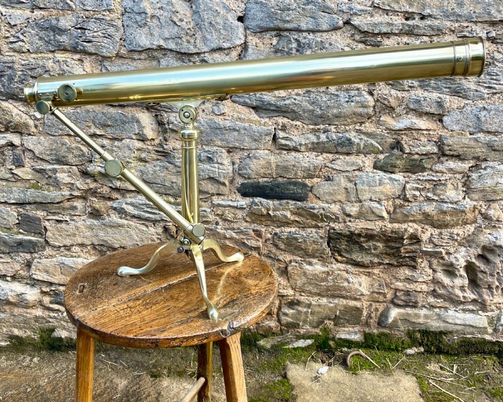 Victorian Brass Library Telescope View V