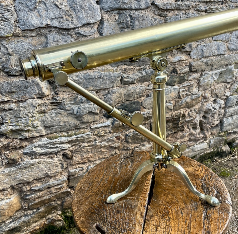 Victorian Brass Library Telescope View VII