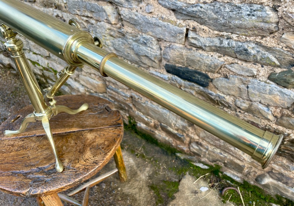 Victorian Brass Library Telescope View X