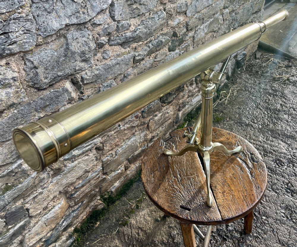 Victorian Brass Library Telescope View XI
