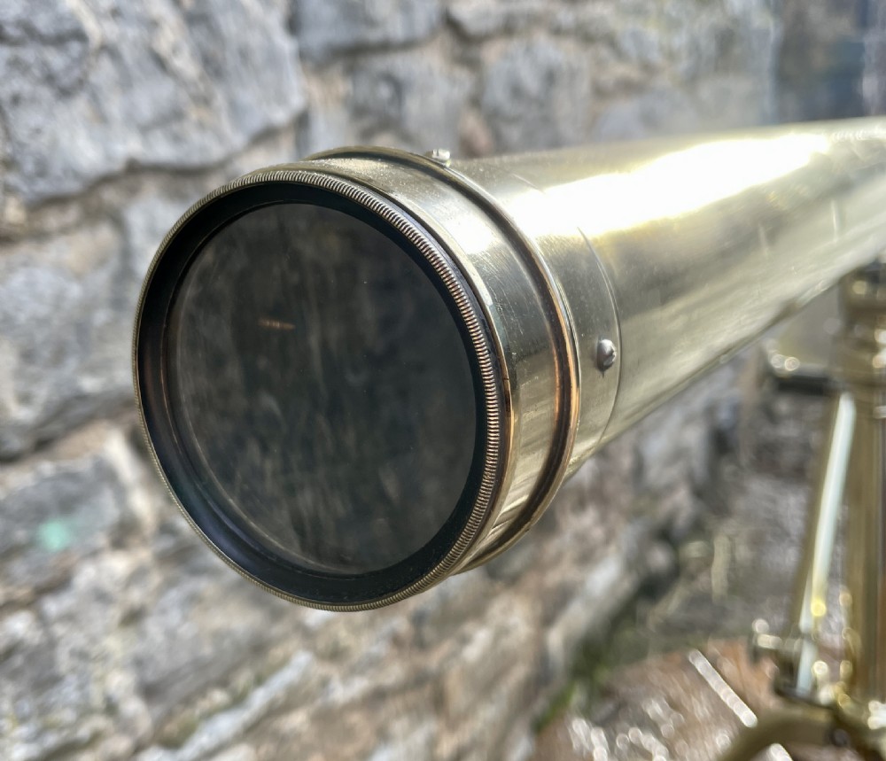 Victorian Brass Library Telescope View XII
