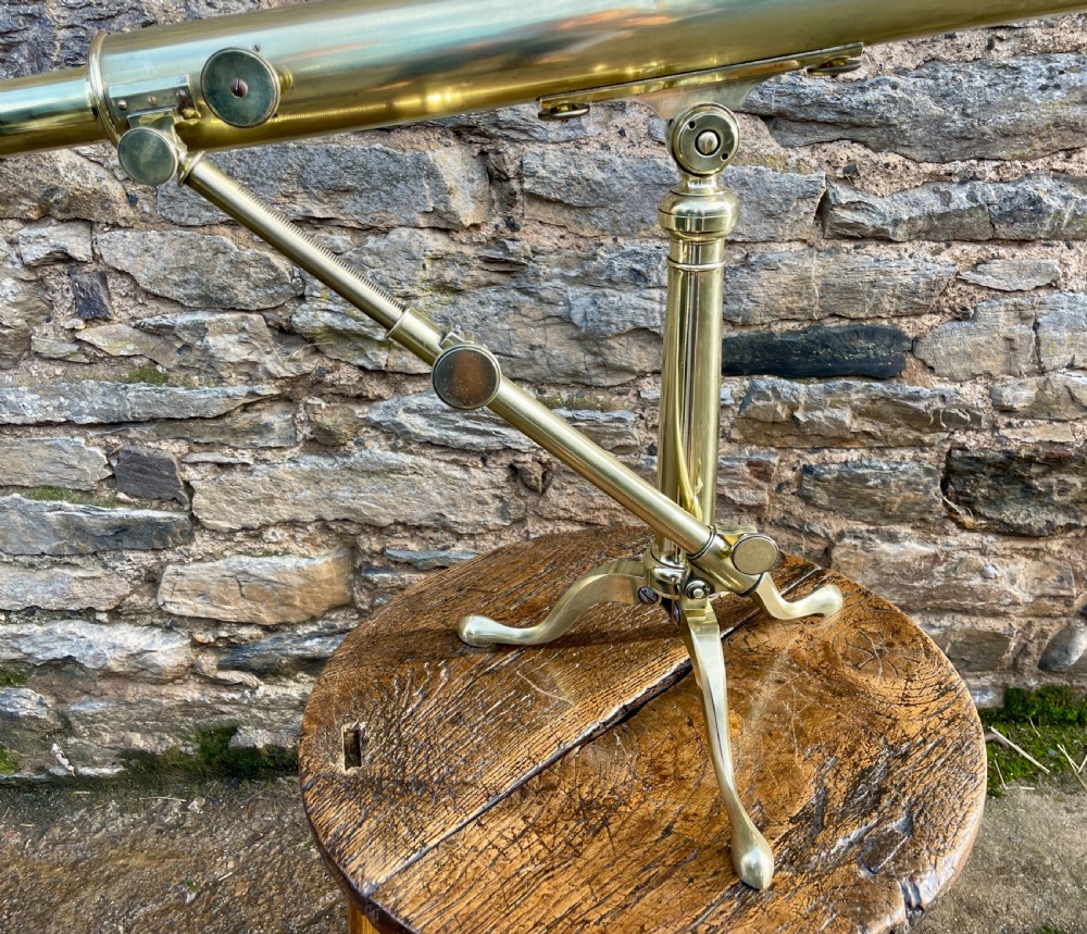 Victorian Brass Library Telescope View XIV