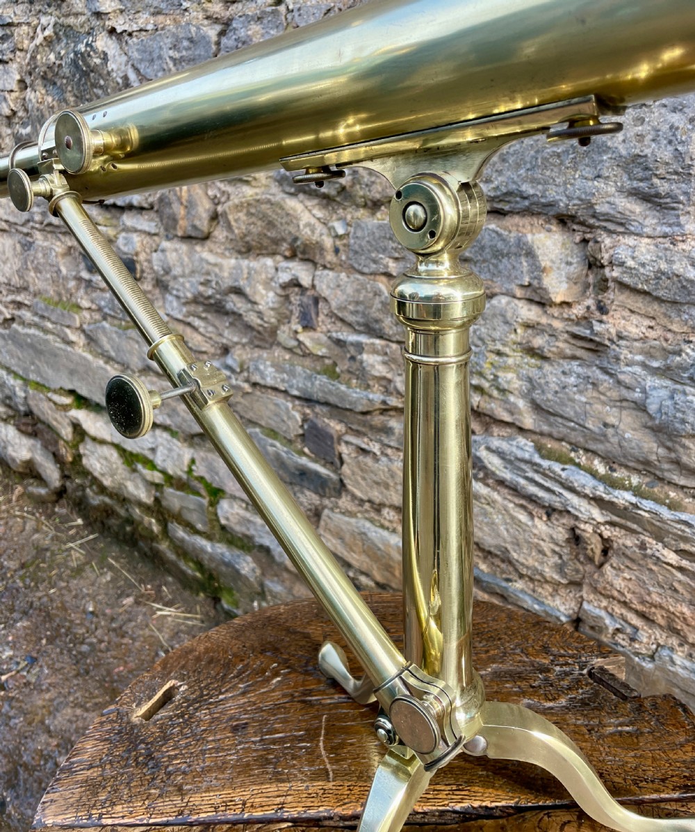 Victorian Brass Library Telescope View XV