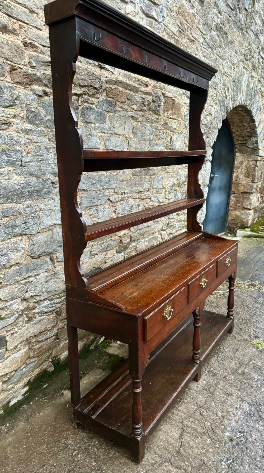 Georgian Oak Potboard Dresser View VIII