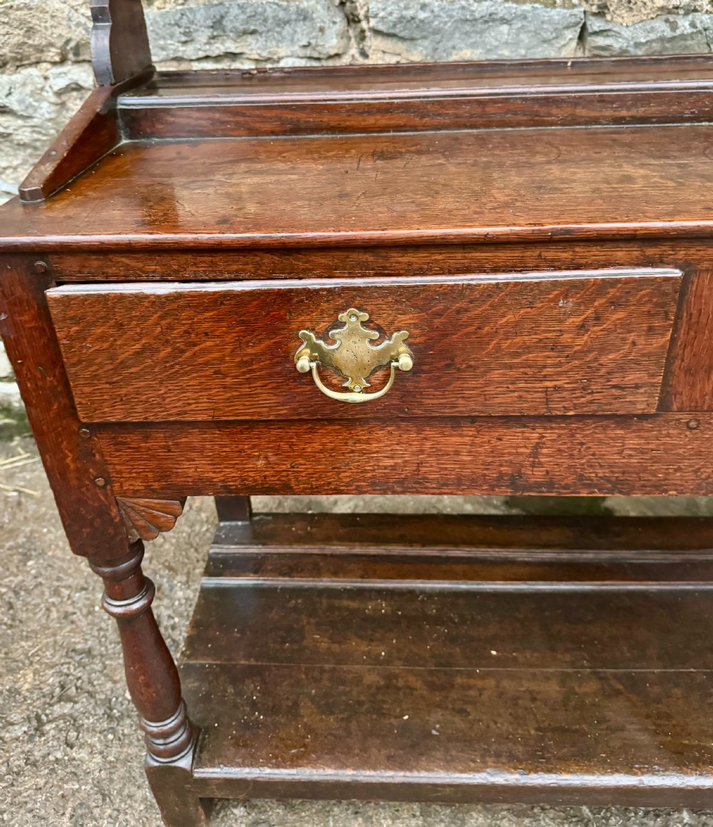 Georgian Oak Potboard Dresser View IX