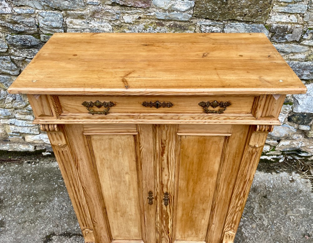 Antique Continental Pine Cupboard View X