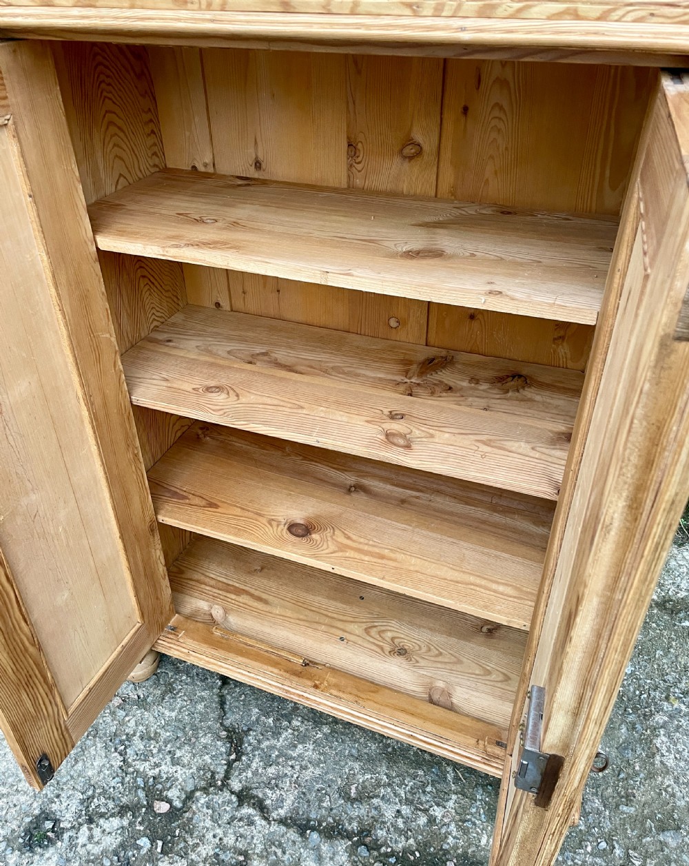 Antique Continental Pine Cupboard View XII