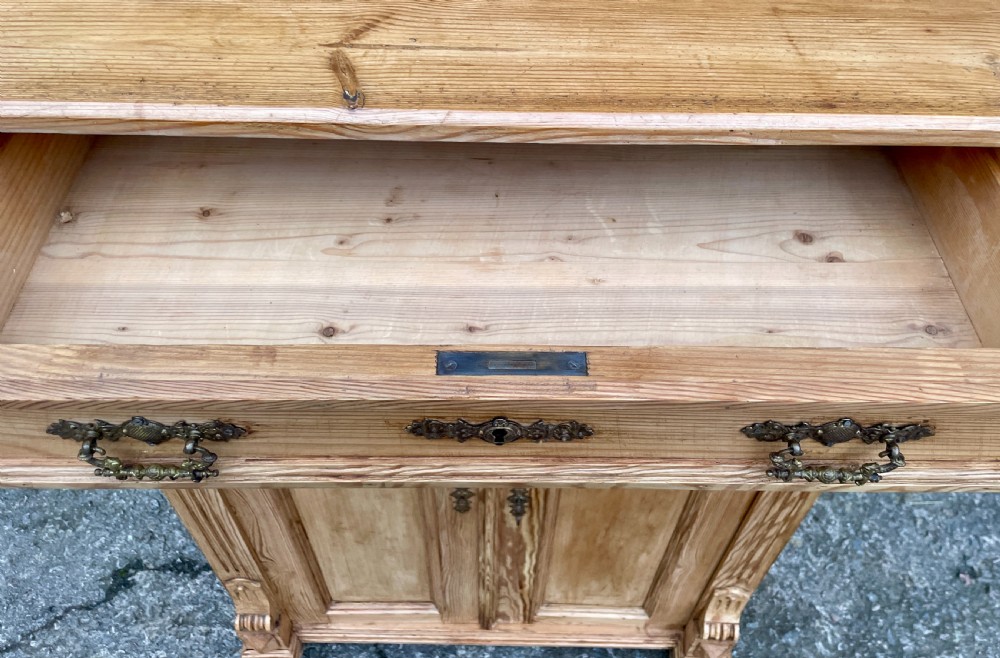 Antique Continental Pine Cupboard View XV