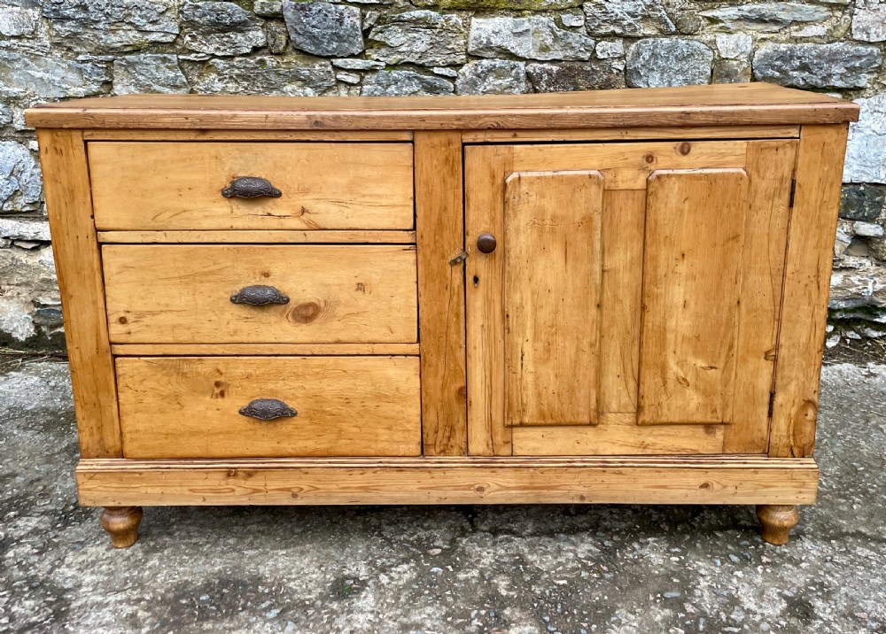 Antique Pine Sideboard View II