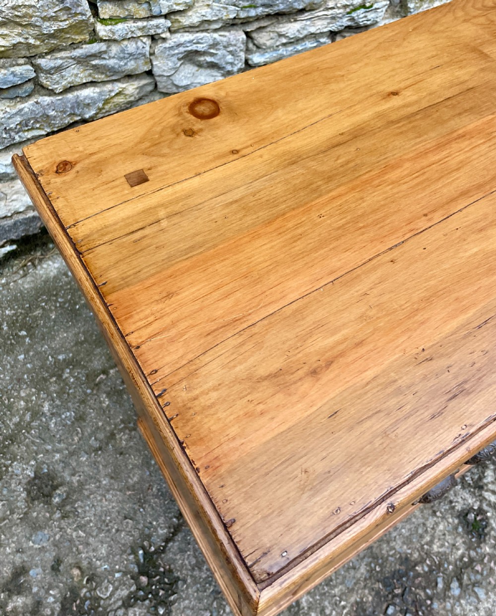 Antique Pine Sideboard View X