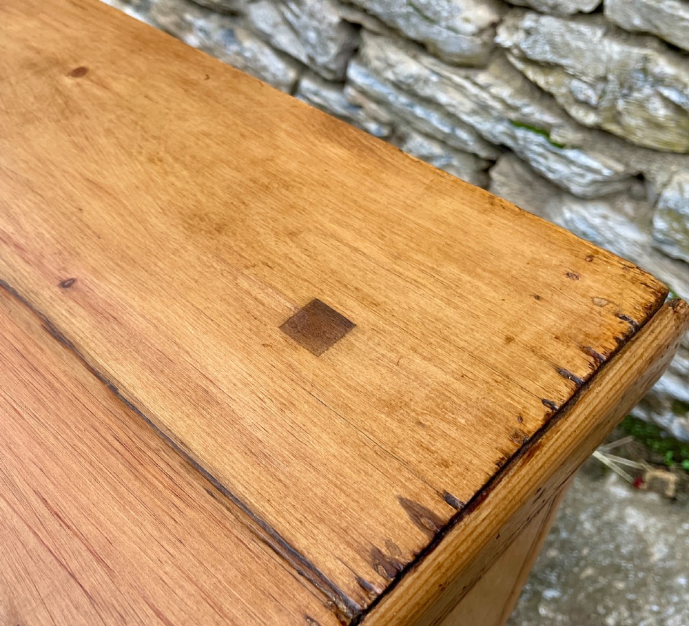 Antique Pine Sideboard View XII