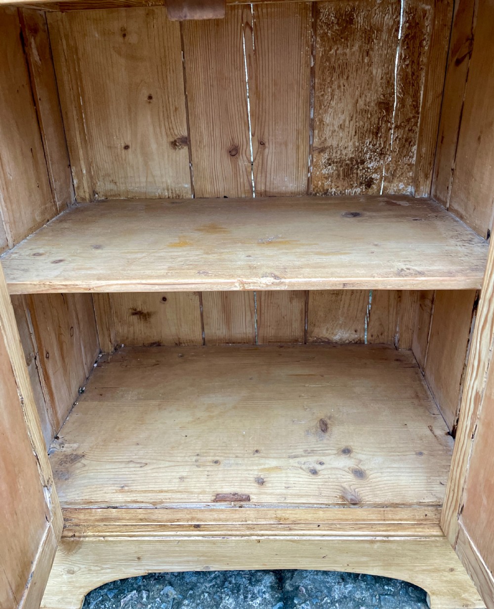 Small Antique Pine Cupboard View VI