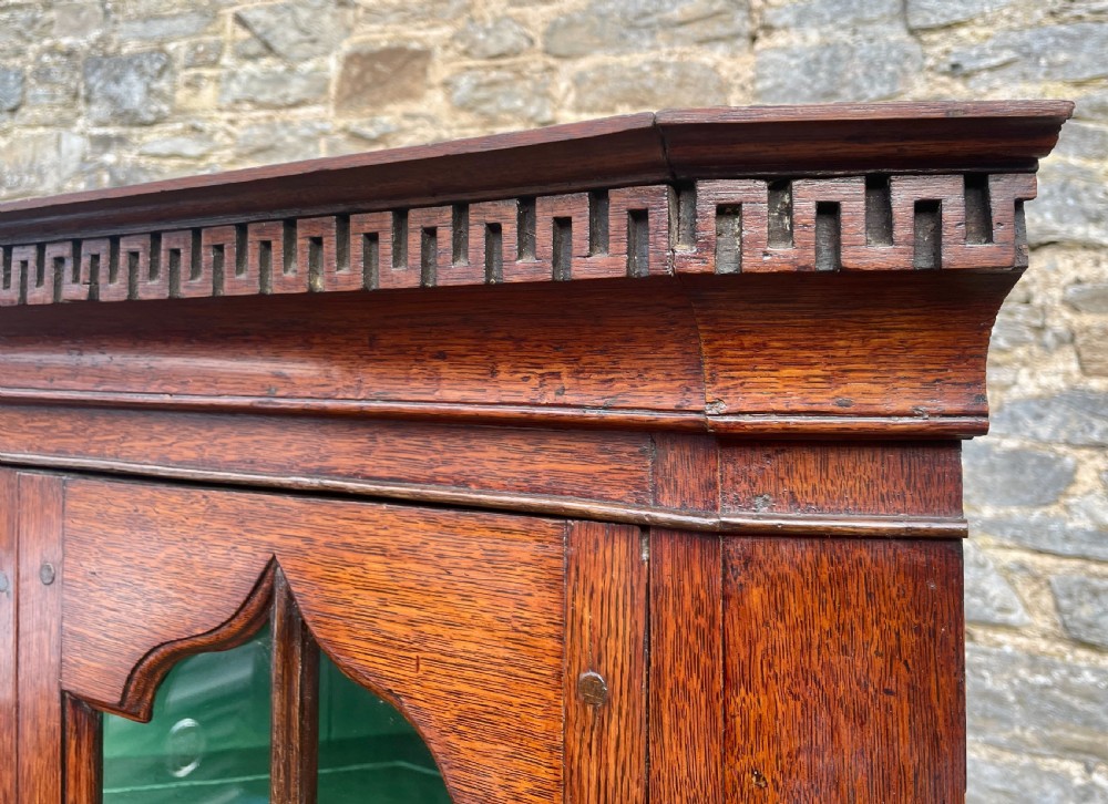 Georgian Oak Corner Cupboard View V
