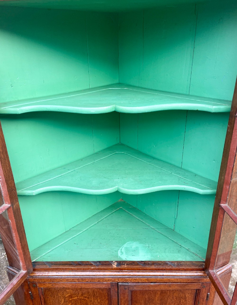 Georgian Oak Corner Cupboard View VII