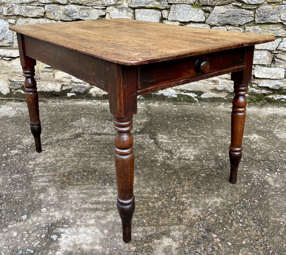 Victorian Pine Farmhouse Table