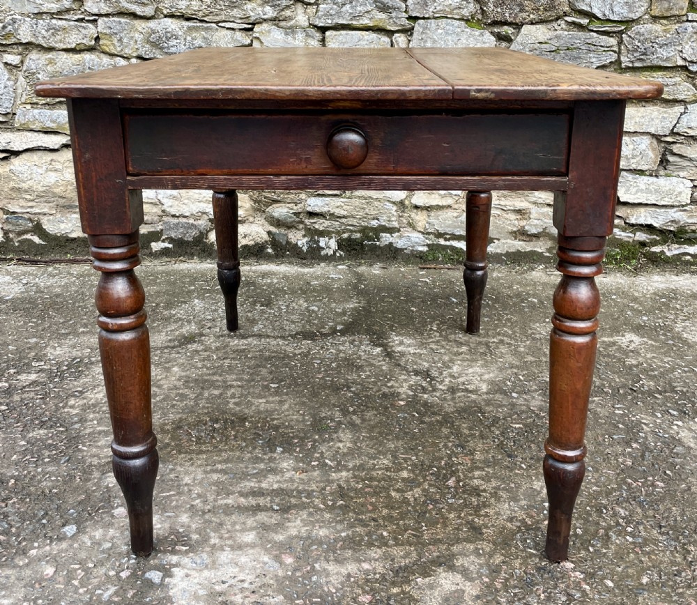 Victorian Pine Farmhouse Table View IV