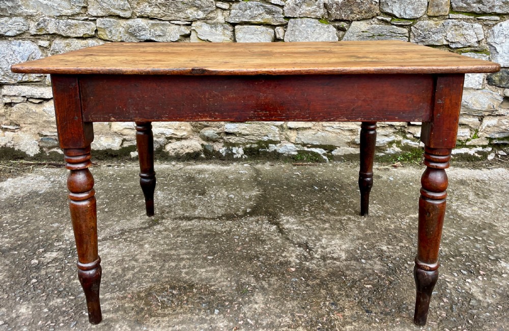 Victorian Pine Farmhouse Table View XIII