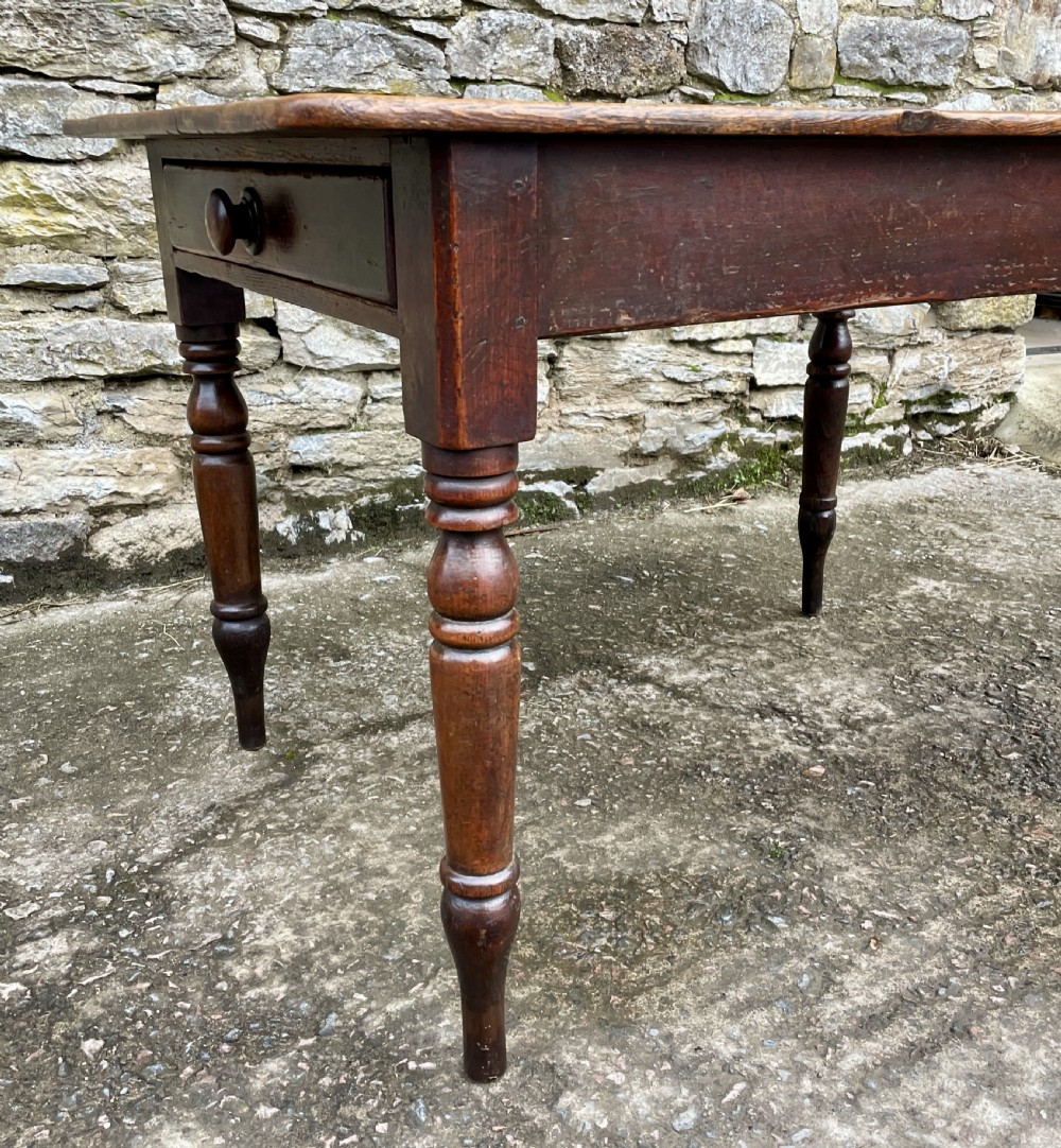 Victorian Pine Farmhouse Table View XV