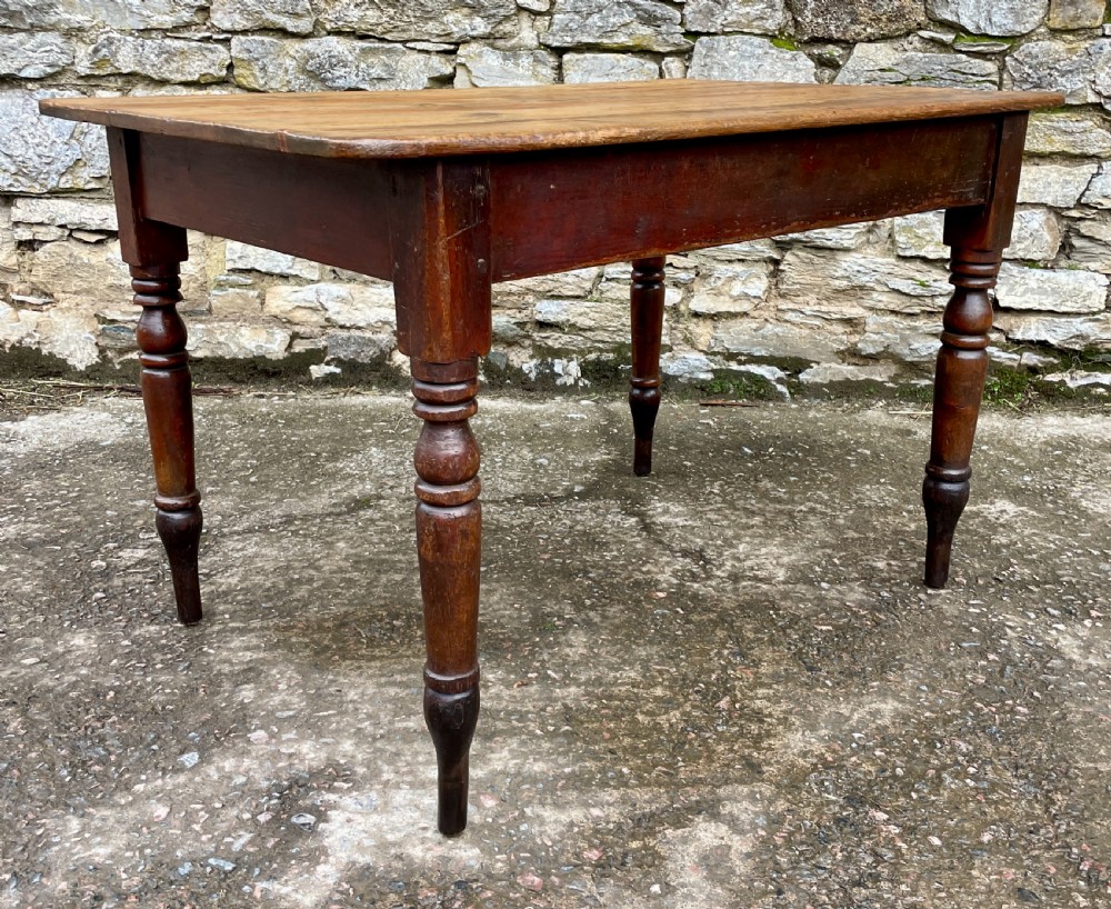 Victorian Pine Farmhouse Table View XVI