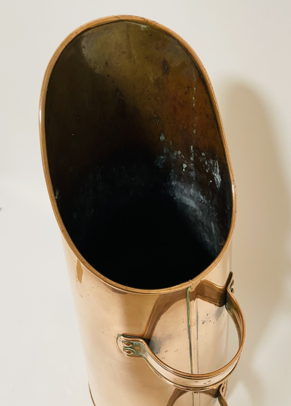 Victorian Copper Coal Scuttle View IX
