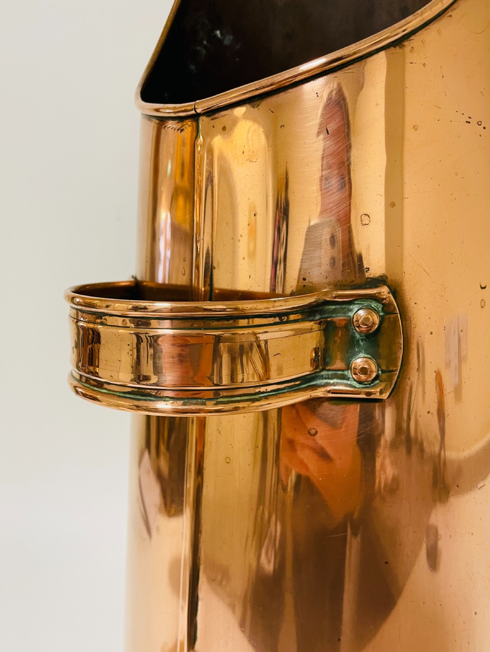 Victorian Copper Coal Scuttle View XI