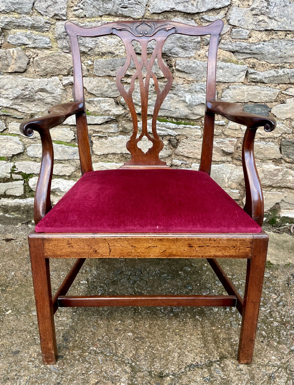 Georgian Mahogany Carver Chair View II