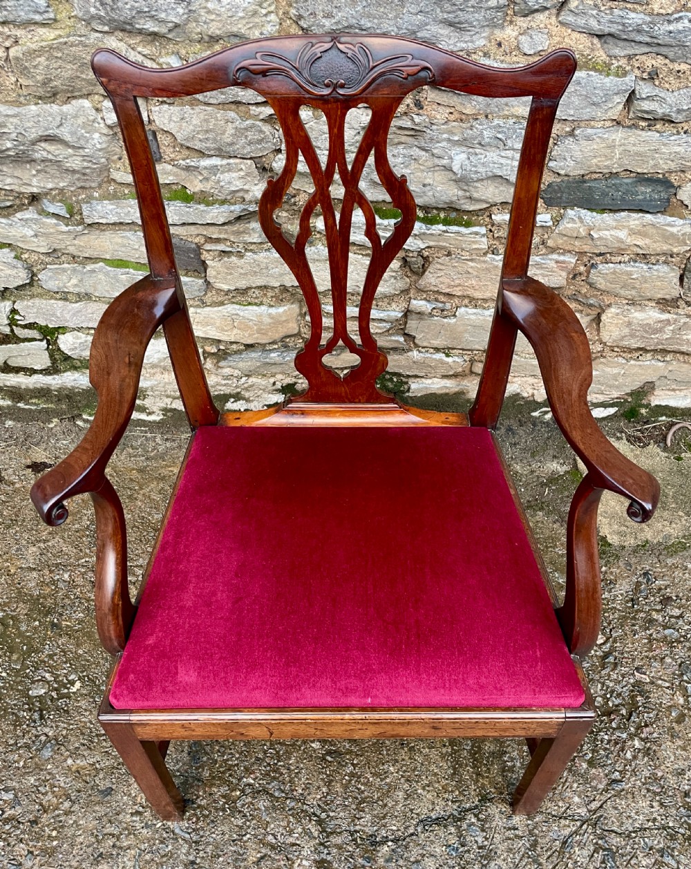 Georgian Mahogany Carver Chair View III