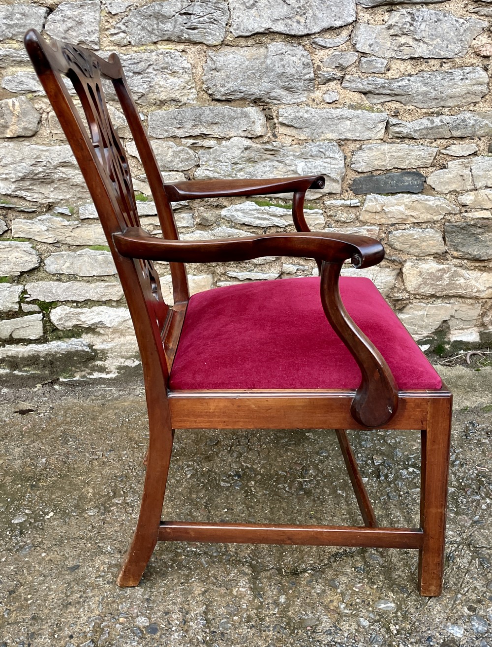 Georgian Mahogany Carver Chair View VII