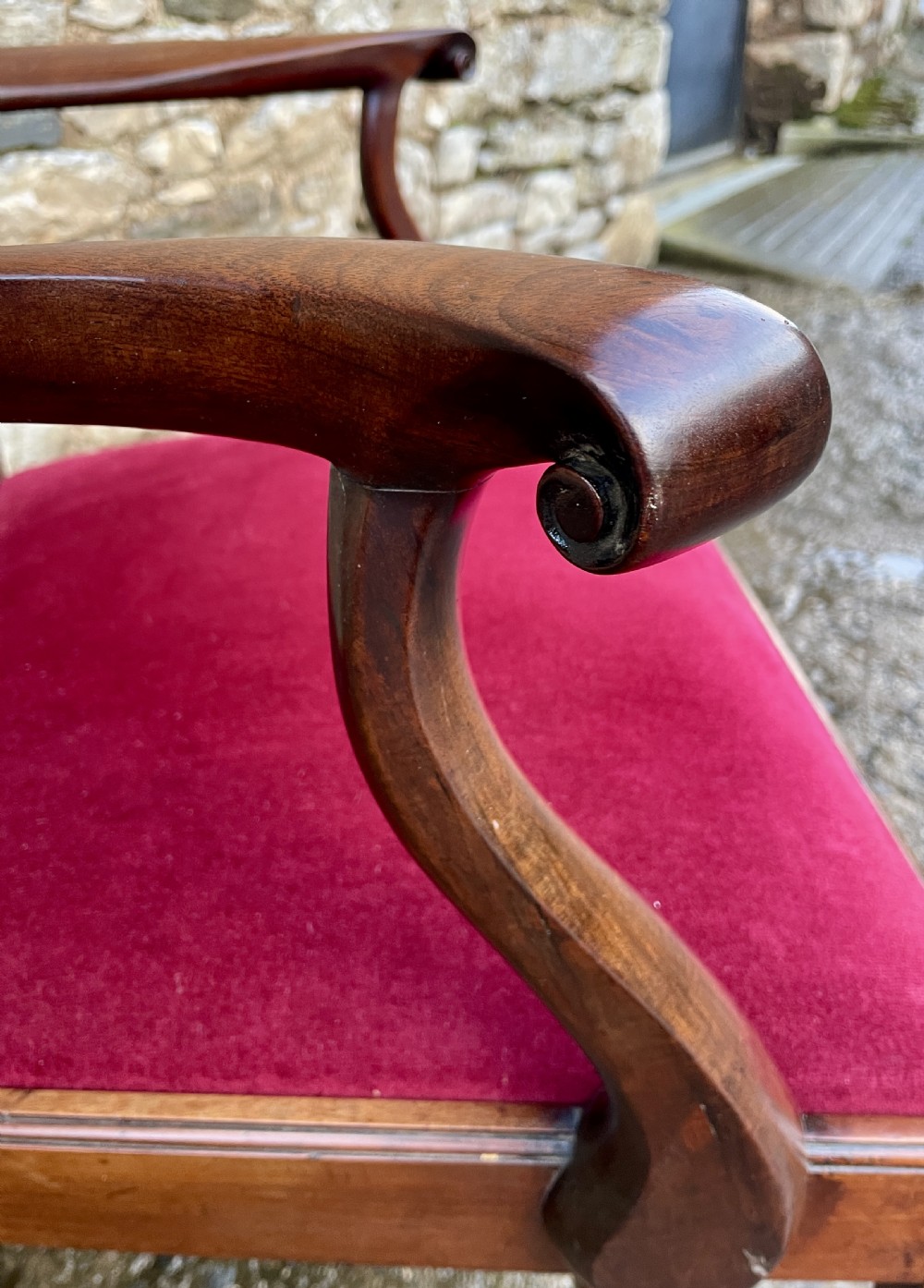 Georgian Mahogany Carver Chair View VIII