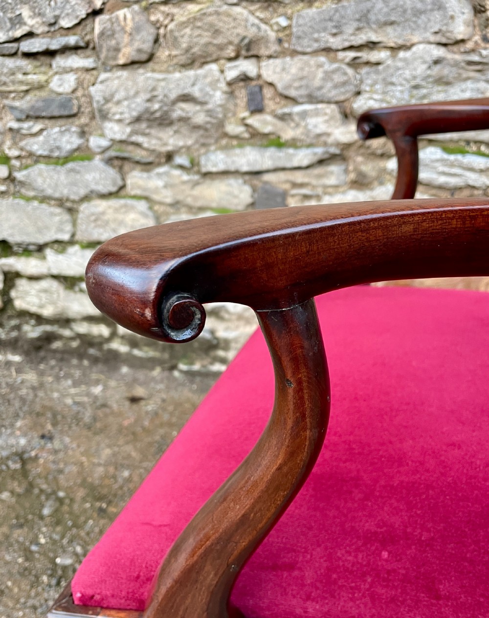 Georgian Mahogany Carver Chair View XII