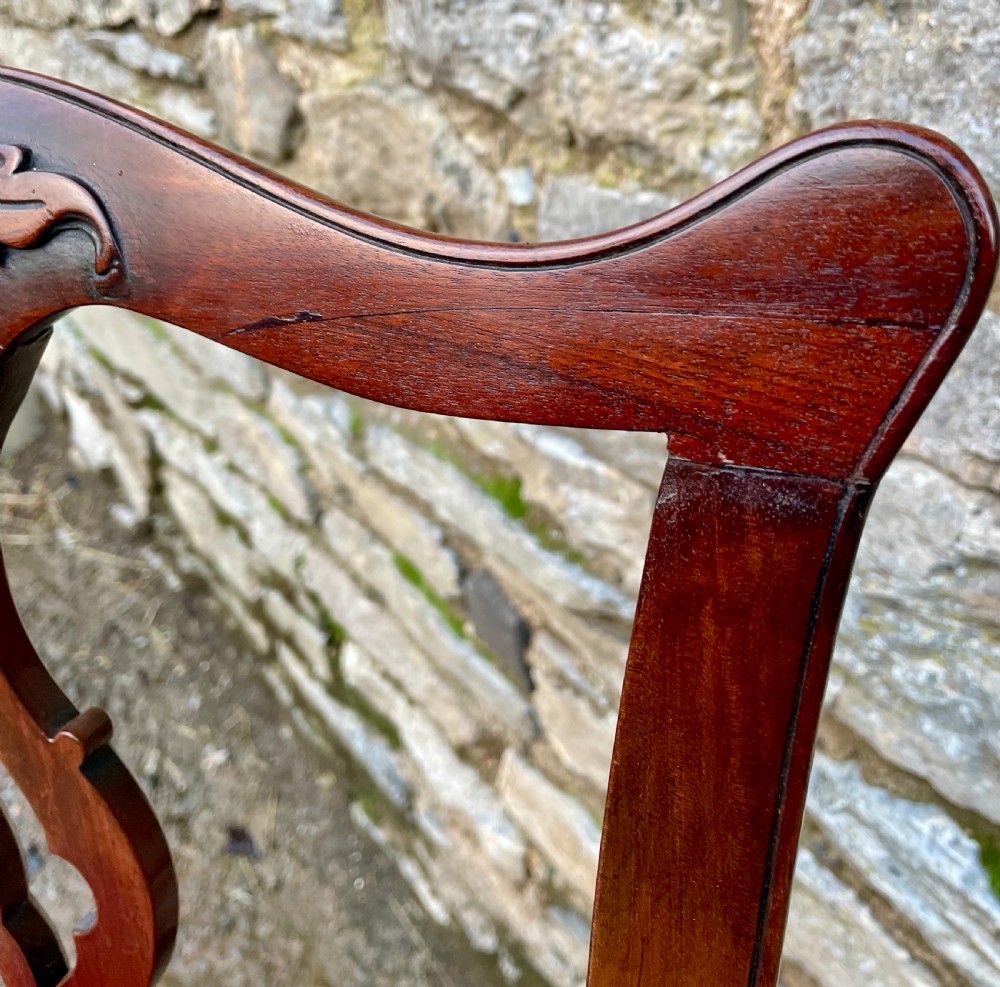 Georgian Mahogany Carver Chair View XVII