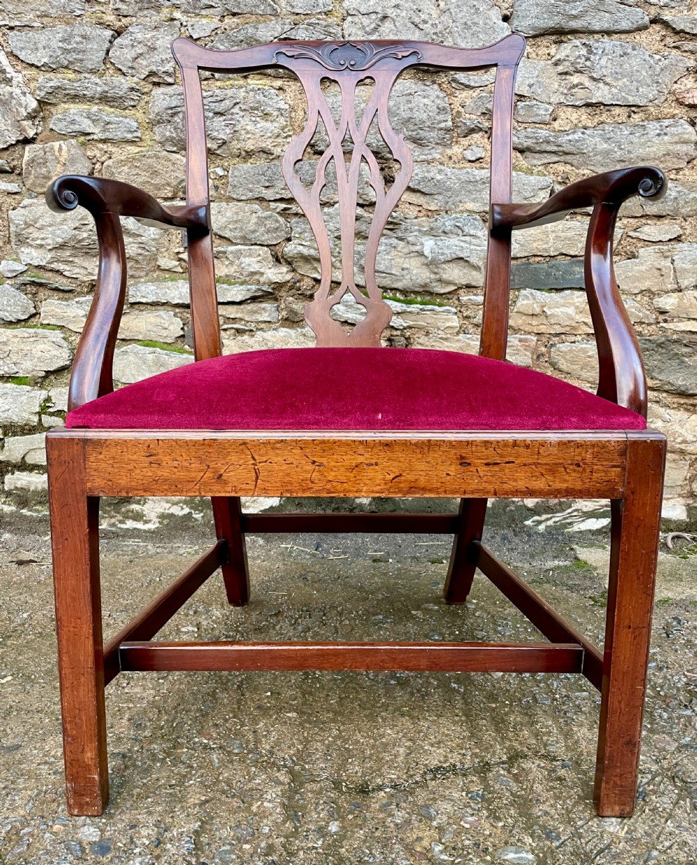 Georgian Mahogany Carver Chair View XIX