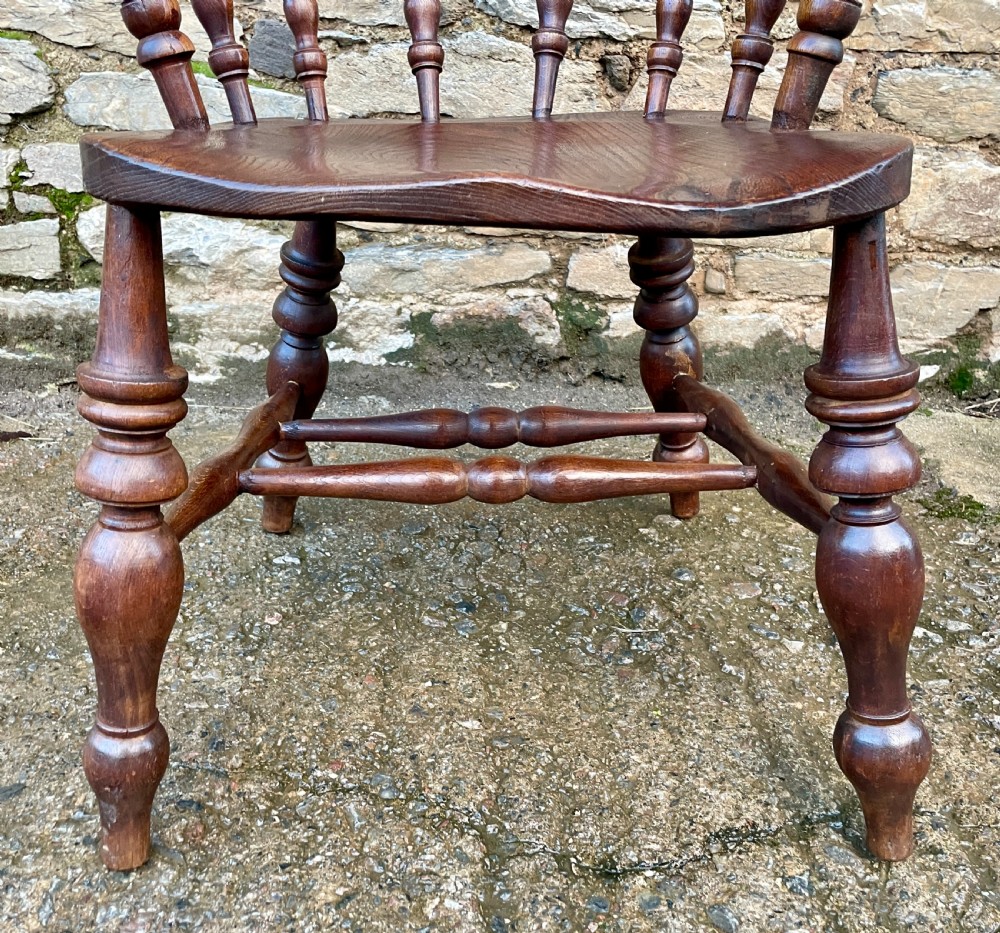 Victorian Elm Seated Captain’s Chair View XIV
