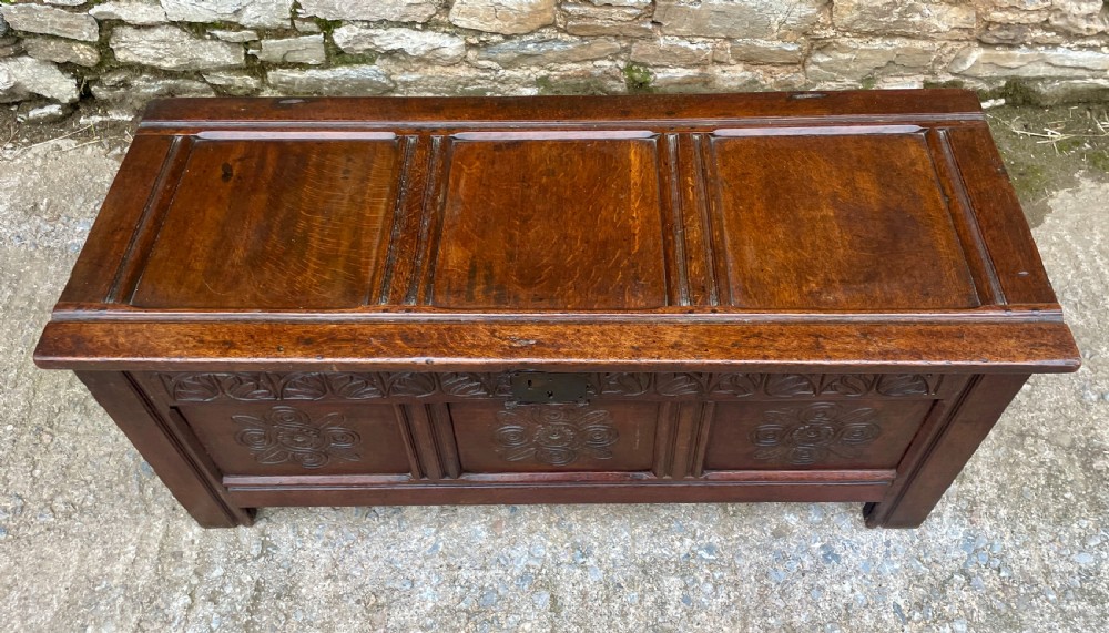 18th Century Oak Coffer View II