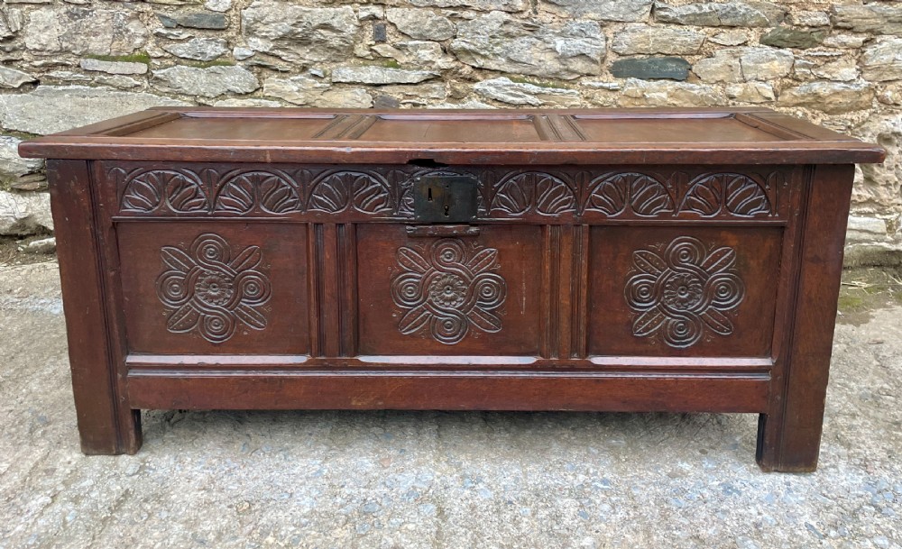 18th Century Oak Coffer View III