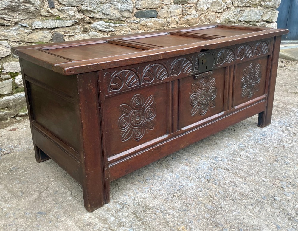 18th Century Oak Coffer View IV