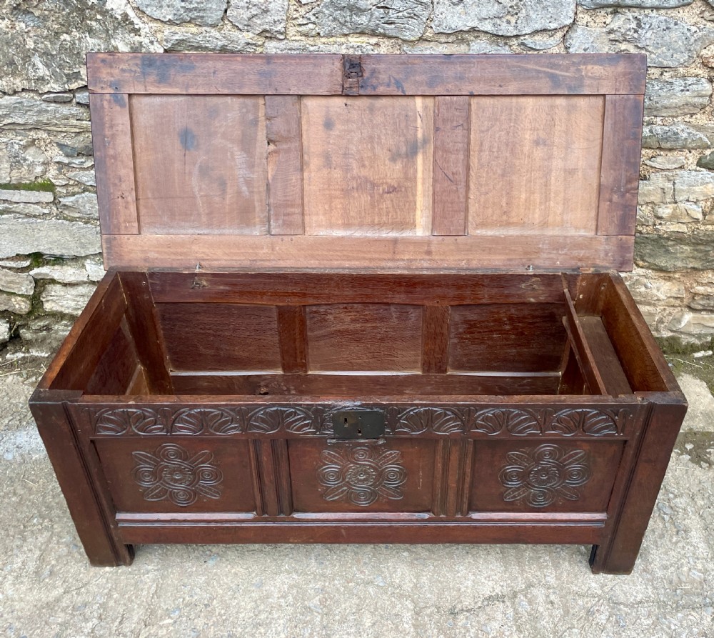 18th Century Oak Coffer View V