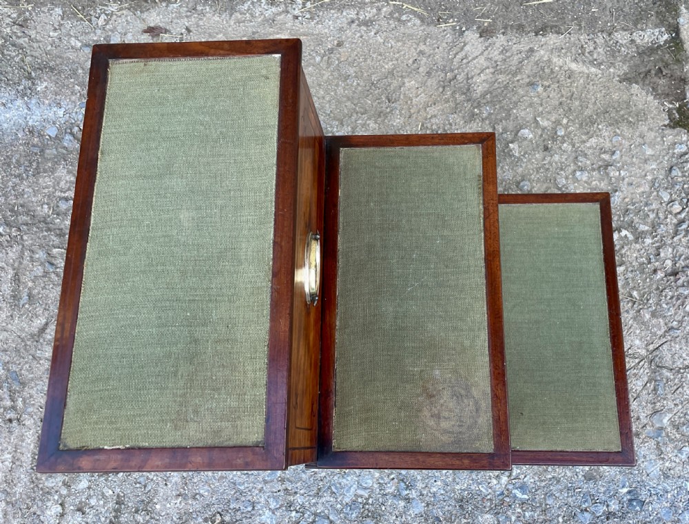 Georgian Mahogany Bed / Library Steps View VII